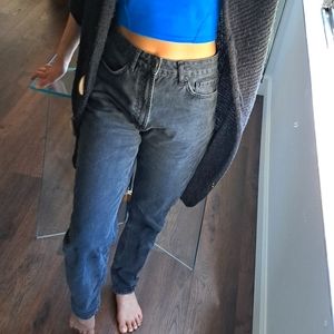 BDG Black Denim Mom High Rise Women's 27